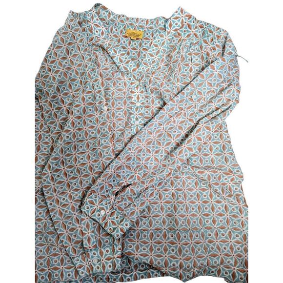 Roberta Roller Rabbit cotton silk top Small - Picture 7 of 7